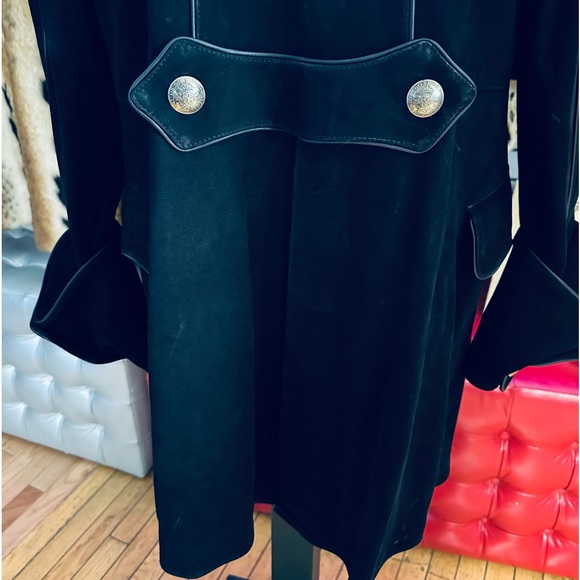 One of a Kind QUALITY Suede Leather Pirate Frock Coat Custom by Pyrate-Style - Picture 4 of 13